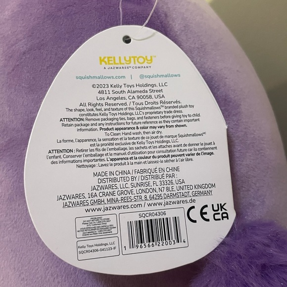 Neha the Purple Dodo Bird Squishmallows 11” plush - Picture 7 of 7